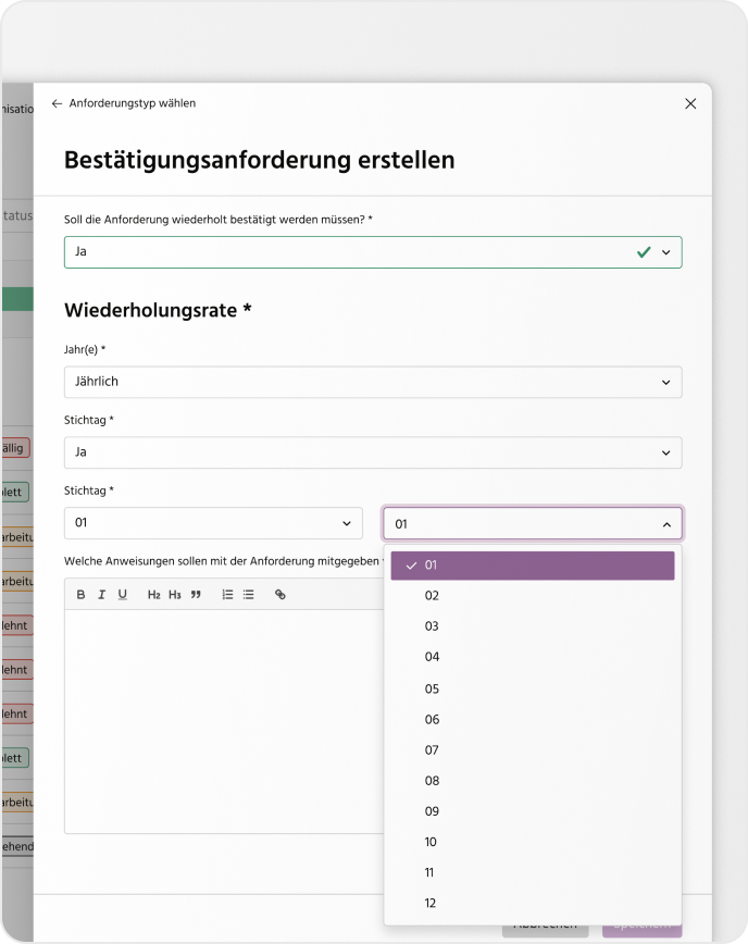 Automatische Erinnerungen bei ablaufenden Zertifikaten in Deklaris